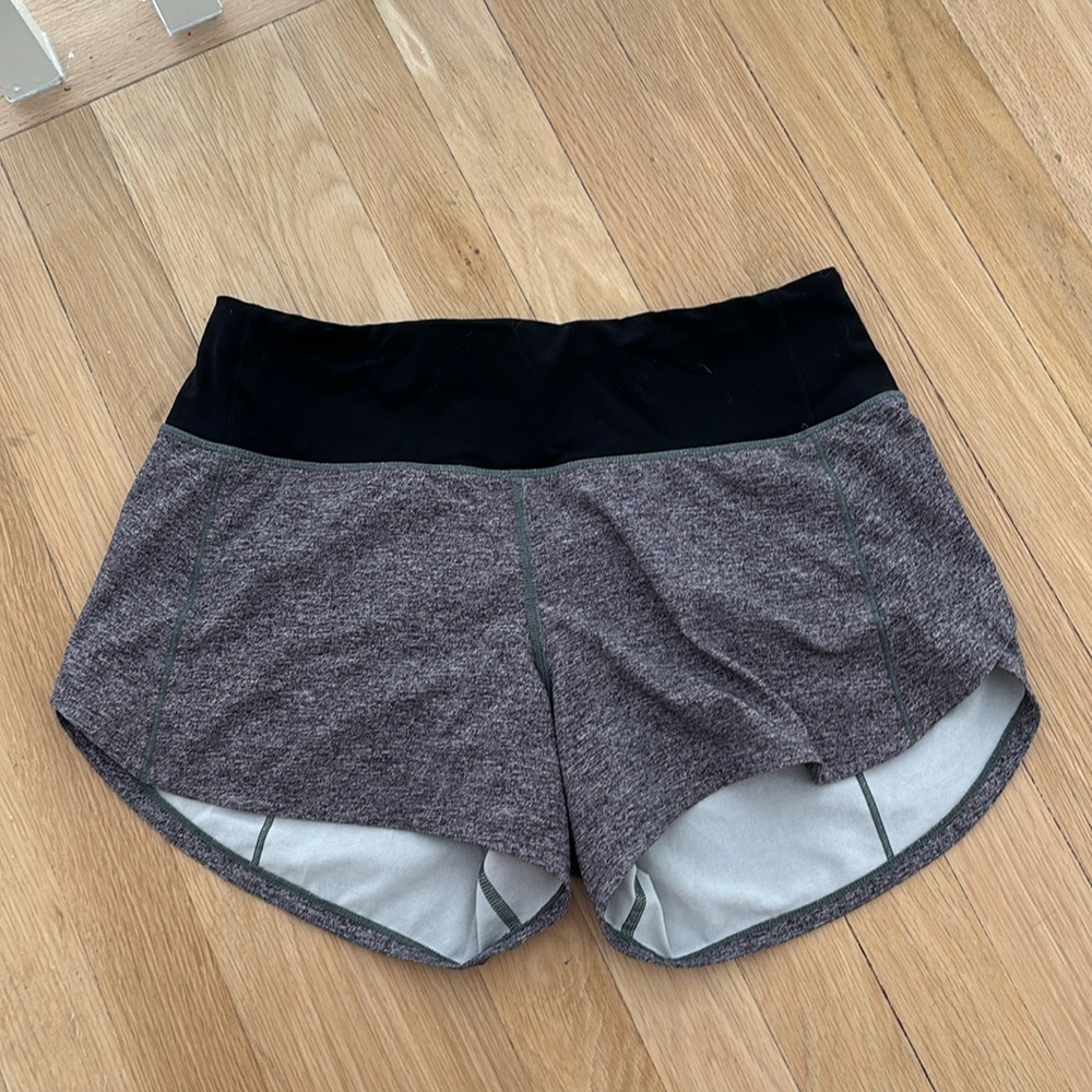 Lululemon Grey Speed Up Shorts